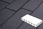 Плитка тротуарная Готика Profi, Плита, суперчерный, частичный прокрас, с/ц, 600*300*60 мм