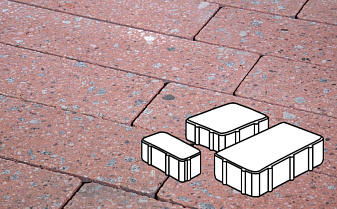 Плитка тротуарная Готика, Granite FINO, Новый Город, Травертин, 260/160/100*160*80 мм