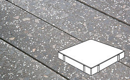 Плита тротуарная Готика Granite FINO, Ильменит 600*600*80 мм