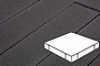 Плитка тротуарная Готика Profi, Квадрат, черный, частичный прокрас, с/ц, 600*600*80 мм