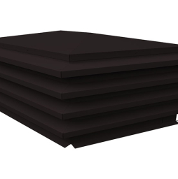 Дымник на трубу Grand Line елка 610*610 мм Quarzit lite RAL 9005