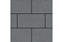 Плитка тротуарная SteinRus Парк Плейс Б.3.П.8, Old-age, серый, 600*300*80 мм