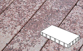 Плитка тротуарная Готика, Granite FINERRO, Плита, Сансет, 600*400*60 мм