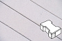 Плитка тротуарная Готика Profi, Катушка, кристалл, частичный прокрас, б/ц, 200*165*60 мм