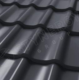 Металлочерепица Stynergy СМ Классик Rooftop Кашемир матовый RAL 7024