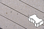 Плитка тротуарная Готика, Granite FINERRO, Катушка, Мансуровский, 200*165*60 мм