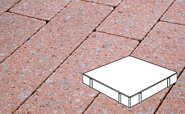 Плитка тротуарная Готика, Granite FINERRO, Квадрат, Травертин, 600*600*100 мм