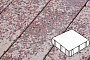 Плитка тротуарная Готика, City Granite FINERRO, Квадрат, Сансет, 300*300*60 мм