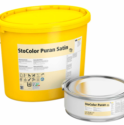 Высокоустойчивая интерьерная краска StoColor Puran Satin weiss, белая, 16,5 кг