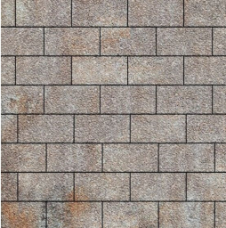 Плитка тротуарная SteinRus Севилья В.8.П.8, Native, ColorMix Берилл, 300*150*80 мм