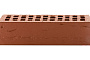 Кирпич облицовочный ЛСР темно-красный рустик, утолщенные стенки, М175, 250*120*65 мм