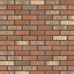 Текстура KING KLINKER OLD CASTLE HF16 bestille wall, темный шов
