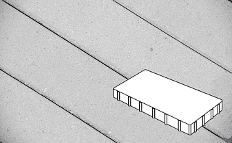 Плитка тротуарная Готика Profi, Плита, светло-серый, частичный прокрас, с/ц, 600*400*80 мм