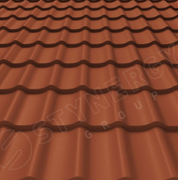 Металлочерепица Stynergy СМ Классик Rooftop Бархат RAL 8004