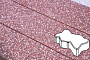 Плитка тротуарная Готика, Granite FINO, Зигзаг/Волна, Емельяновский, 225*112,5*60 мм