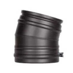 Отвод Schiedel PERMETER 25 15 град. черный, D 150/200 мм