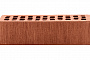 Кирпич облицовочный  пустотелый ЛСР темно-красный тростник М175 250*120*65 мм