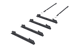 Монтажный комплект Orima для установки лестницы на металлочерепицу, AS3BC2, черный