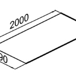 Плоский лист Gerard Dark Silver, 2000*490 мм