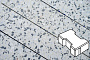 Плитка тротуарная Готика, Granite FINO, Катушка, Грис Парга, 200*165*60 мм
