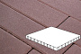 Плитка тротуарная Готика Profi, Плита, темно-коричневый, частичный прокрас, с/ц, 1000*1000*100 мм