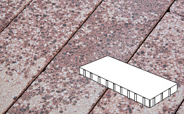 Плитка тротуарная Готика, Granite FINERRO, Плита, Сансет, 900*300*100 мм