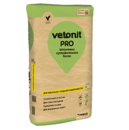 Шпаклевка суперфинишная vetonit Pro 25 кг
