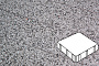 Плита тротуарная Готика Granite FINERRO, Квадрат, Белла Уайт 300*300*80 мм