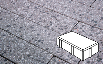 Плитка тротуарная Готика, City Granite FINERRO, Брусчатка, Галенит, 200*100*100 мм