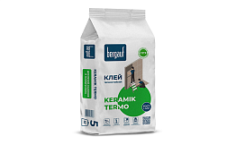 Клей для облицовки печей и каминов Bergauf Keramik TERMO, 5 кг