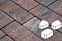 Плитка тротуарная Готика Natur FERRO, Веер, Альпин, комплект 3 шт, толщина 60 мм