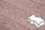 Плитка тротуарная Готика, Granite FINO, Зигзаг/Волна, Ладожский, 225*112,5*60 мм
