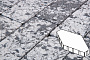 Плитка тротуарная Готика, City Granite FINERRO, Зарядье, Диорит, 600*400*100 мм