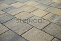 Плитка тротуарная Steingot Color Mix, Новый город, Штайн Хром, толщина 80 мм