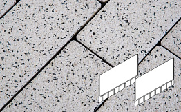 Плита тротуарная Готика Granite FERRO, Плита AI, Покостовский, 700*500*80 мм