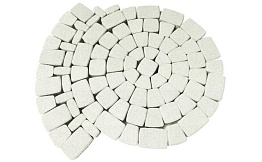 Плитка тротуарная SteinRus Классико, Native, белый, толщина 60 мм