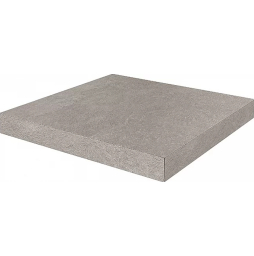 Ступень угловая клееная KERAMA MARAZZI Про Стоун серый необрезная, 330*330*9 мм