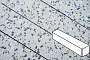 Плитка тротуарная Готика, City Granite FINO, Ригель, Грис Парга, 360*80*80 мм