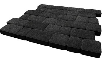 Плитка тротуарная SteinRus Инсбрук Альт Б.1.Фсм.4, Native, черный, толщина 60 мм