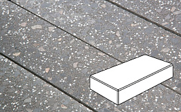 Плитка тротуарная Готика, Granite FINO, Картано Гранде, Ильменит, 300*200*80 мм