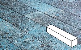 Плитка тротуарная Готика, City Granite FINO, Ригель, Азул Бахия, 360*80*100 мм