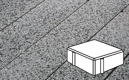 Плитка тротуарная Готика, City Granite FINO, Квадрат, Белла Уайт, 100*100*80 мм