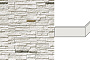 Угловой искусственный камень для навесных вентилируемых фасадов White Hills Каскад Рейндж F230-05
