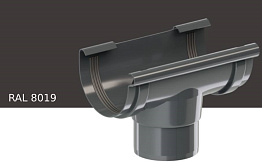 Воронка KROP PVC для системы D 75/63 мм, RAL 8019