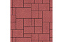 Плитка тротуарная SteinRus, Инсбрук Альпен Б.7.Псм.6, Native, красный, толщина 60 мм