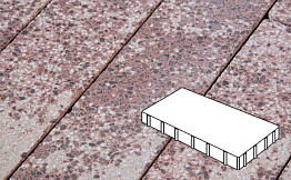 Плитка тротуарная Готика, City Granite FINERRO, Плита, Сансет, 600*200*60 мм