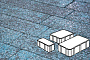 Плитка тротуарная Готика Granite FINERRO, Новый Город, Азул Бахия 260/160/100*160*80 мм