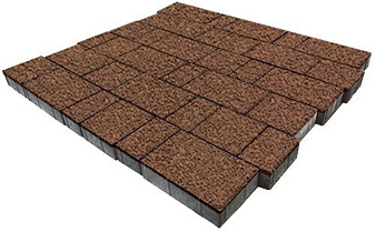 Плитка тротуарная SteinRus, Бельпассо, Native, коричневый, толщина 60 мм