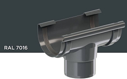 Воронка KROP PVC для системы D 130/90 мм, RAL 7016