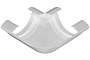 Угол желоба универсальный 90° BRAAS, 150/100 мм, ПВХ, белый